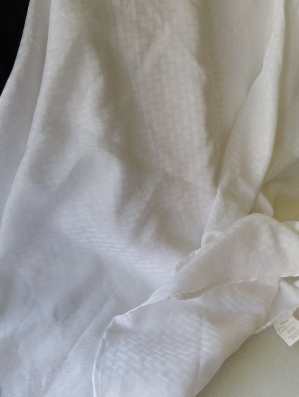Round Tablecloth White
